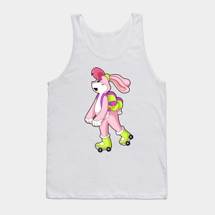 Rabbit with Roller skates Tank Top